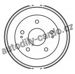 Brzdový buben TRW DB4250 - HONDA HR-V