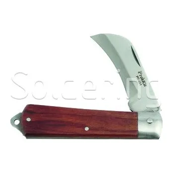 Pracovní nůž Elektrikářský nůž s dřevěnou rukojetí, 120mm - 103006719
