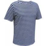 Dětské námořnické tričko, krátký rukáv KANOJO 401 modrý proužek 128