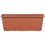 Truhlík plastový 100 cm Terakotová