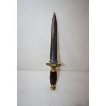 Multifunkční nůž Dýka s pevnou dřevěnou rukojetí PAKISTAN