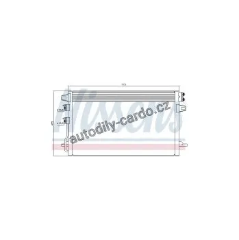 Chladič motoru Chladič klimatizace NISSENS 94929