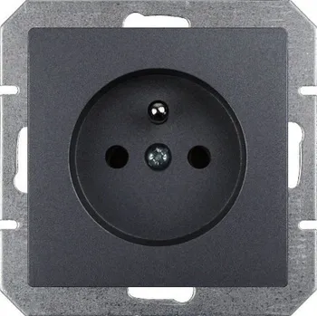 Stavebniny Timex Zásuvka OPUS premium grafit