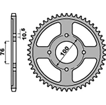 Řetězová sada pro motocykl JR rozeta 817 46 SUZUKI GSX 600F 85-88 (81746JT) (řetěz 530) (JR rozeta 817 46 SUZUKI GSX 600F 85-88 (81746JT) (řetěz 530))