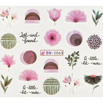 Lak na nehty BIO NAILS Vodolepka BN-2063 květy