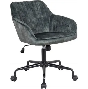 Pracovní židle TURIN zelená samet