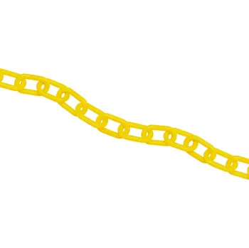 Řetěz Plastový řetěz, žlutá, Ø 6 mm, délka 25 m