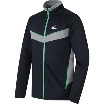 Pánská mikina Hannah Treyvon mikina anthracite/green vel. L