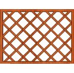 Vladeko Jana dřevěná mříž 90 x 120 cm s oky 13 x 13 cm