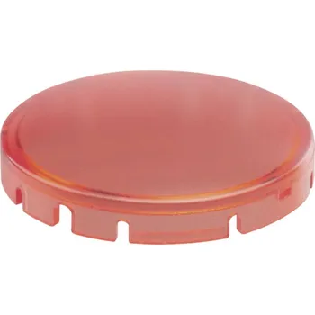 Elektroinstalační materiál Schlegel T22DRRRT T22DRRRT kryt tlačítka okrouhlý, klenutá červená 10 ks