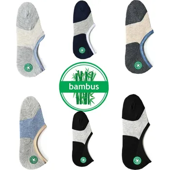 ZM Pánské bambusové ťapky - (6 parů v balení ) Barva: Mix barva, Velikost: 43-46