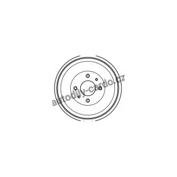 Brzdový buben Brzdový buben TRW DB4017 - FIAT MAREA, TIPO