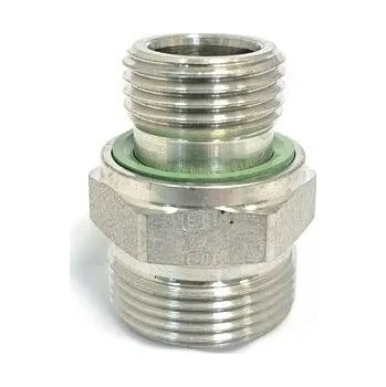 Příslušenství ke kompresoru Parker NEREZ Přímé hrdlo GE-R-ED, připoj. EO24° trubka 06mm - M14x1,5/G1/4