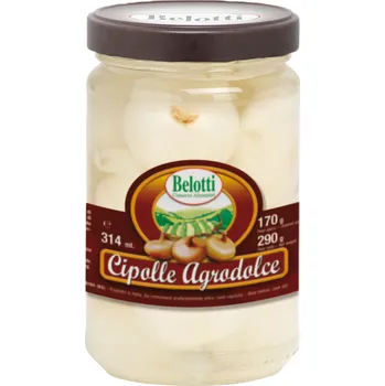 Zelenina Belotti Cibule ve sladkokyselém nálevu (Cipolle Agrodolce) 314ml
