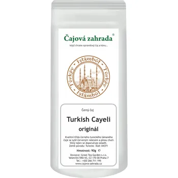Horký nápoj Čajová zahrada Turecký čaj Cayeli - černý čaj Varianta: černý čaj 1000g