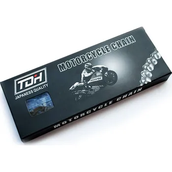 Řetězová sada pro motocykl TDH hnací řetěz 420MX-140 (140 článků) bez O-kroužků MOTOCROSS do 85cm (420/140) (TDH hnací řetěz 420MX-140 (140 článků) bez O-kroužků MOTOCROSS do 85cm (420/140))