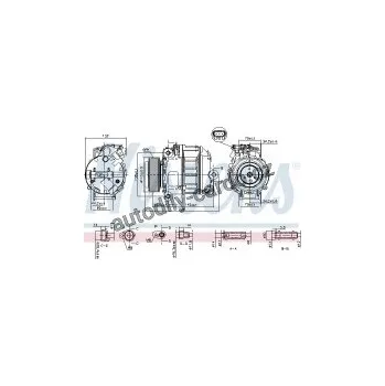 Chladič motoru Kompresor klimatizace NISSENS 890037