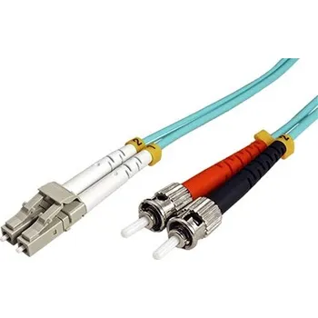 Síťový kabel InLine Optický patchkabel LC-ST 50/125 (multi mode), duplex, OM3, 15m (88515O) - 21.42.8857