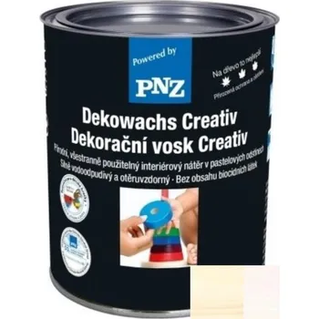 Olej na dřevo PNZ Dekorační vosk creativ schnee / sníh 0,25 l