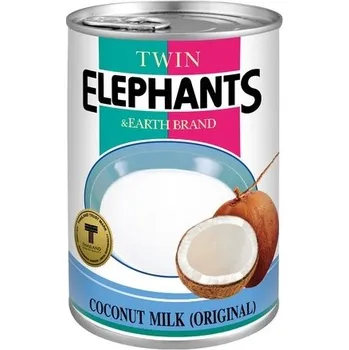 Rostlinné mléko TWIN ELEPHANT EARTH Kokosové mléko 18 - 20 % tuku 400 ml
