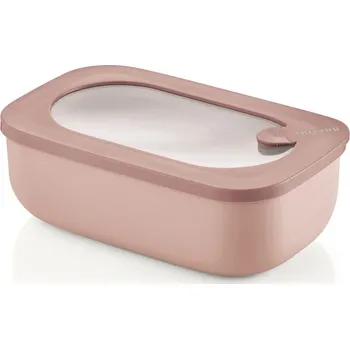 Svačinový box Guzzini Box na jídlo obdélníkový Eco Store&More 900 ml Peach Blossom Pink