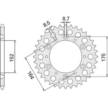 Řetězová sada pro motocykl CHT rozeta 856 46 (856-46) YAMAHA TT600 R 98-03, TT600S 93-95 (JTR853.46) (řetěz 520) (CHT rozeta 856 46 (856-46) YAMAHA TT600 R 98-03, TT600S 93-95 (JTR853.46) (řetěz 520))