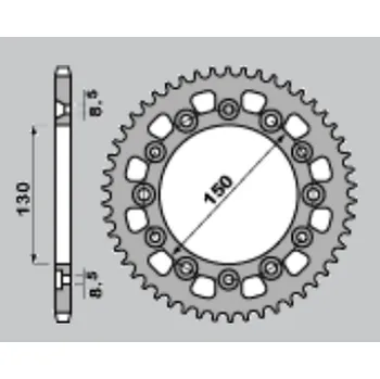 Řetězová sada pro motocykl CHT rozeta 4308 47 HONDA XR 600R 85-90 ( náhrada za 245 47 ) (řetěz 520) (CHT rozeta 4308 47 HONDA XR 600R 85-90 ( náhrada za 245 47 ) (řetěz 520))