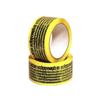 Lepicí páska PP lepicí páska šíře 48 mm x 66 m - potisk - POZOR KŘEHKÉ ...