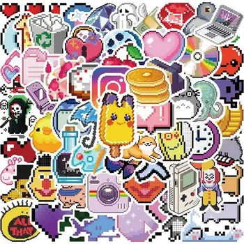 samolepka Samolepky Pixel - 40 ks