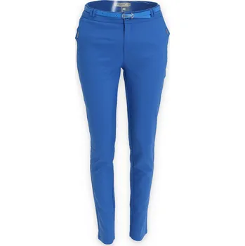 Dámské kalhoty Freesia H9009 kalhoty jednobarevné barva: modrá královská, velikost: S