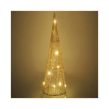 Vánoční osvětlení RETLUX RXL 330 kužel třpyt. 10LED 40cm