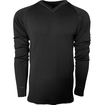 GOLF NANO triko dlouhý rukáv V .pánské .S .černá