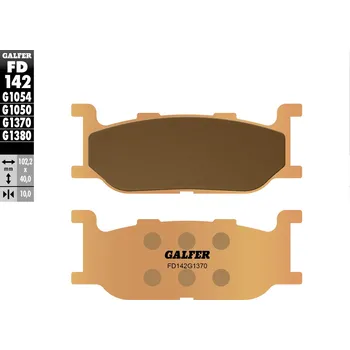 Brzdová destička GALFER brzdové destičky KH179 sintrované barva zlatá STREET (GALFER brzdové destičky KH179 sintrované barva zlatá STREET)