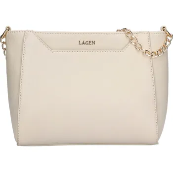 Kabelka Dámská crosbody kabelka Lagen Kasté - béžová