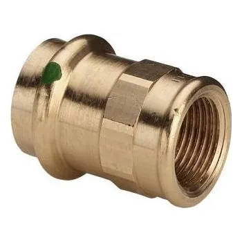 Fitinka VIEGA SANPRESS 2212 přechodový kus 15x1/2", s vnitřním závitem, lisovací, voda, červený bronz