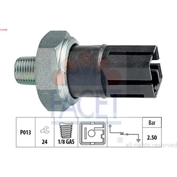 Olejový tlakový spínač FACET 7.0160