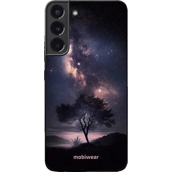 Pouzdro na mobilní telefon Lesklý kryt Mobiwear Glossy - Samsung Galaxy S22 Plus - G005G Strom s galaxií (Prémiové lesklé pouzdro, obal, kryt Mobiwear Glossy na mobil Samsung Galaxy S22 Plus - G005G Strom s galaxií, materiál Plast + TPU silikon - krytí po všech stranách,)