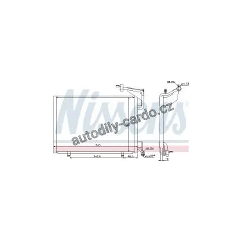 Chladič motoru Chladič klimatizace NISSENS 940285