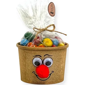 Nutworld.cz Klaun Eko kelímek a celofánek - Arašídy v barevné čokoládě - 180g