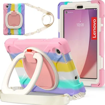 Pouzdro na tablet Outdoorový Kryt Na Lenovo Tab M8 4 Gen. Se Stojánkem Barva: Duhová