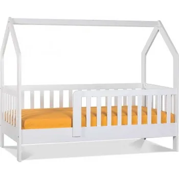 Dětská postel Dětská postel 90x190 ve tvaru domečku Haruki - bílá