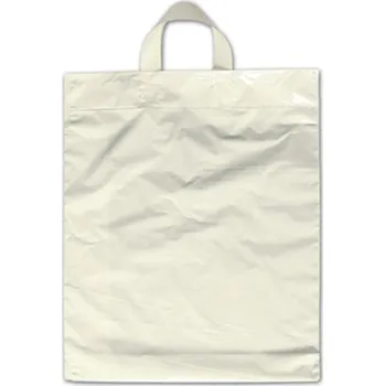 Nákupní taška Taška s uchem PE 380 x 450 - bílá