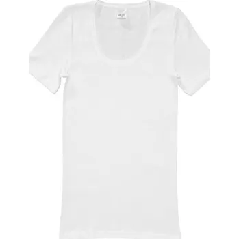 Dámské tričko Pleas Dámské tričko s krátkým rukávem ESSENTIAL bílá 2XL (083080-100-046)