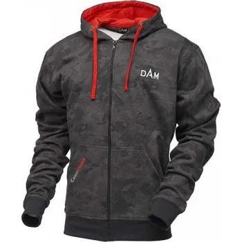 Pánská mikina Dam Mikina CamoVision Zip Hoodie XXL