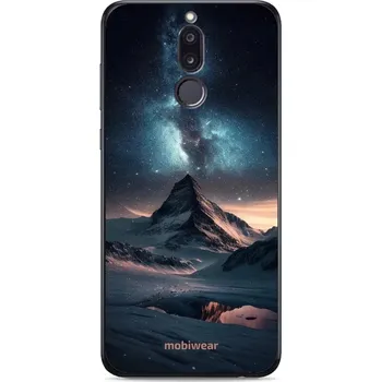 Pouzdro na mobilní telefon Lesklý kryt Mobiwear Glossy - Huawei Mate 10 Lite - G006G Hora s hvězdnou oblohou (Prémiové lesklé pouzdro, obal, kryt Mobiwear Glossy na mobil Huawei Mate 10 Lite - G006G Hora s hvězdnou oblohou, materiál Plast + TPU silikon - krytí po všech stranách,)