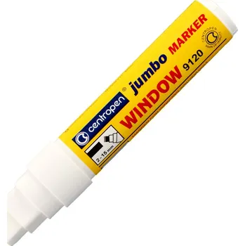Popisovač Centropen 9120 Jumbo Window - bílá