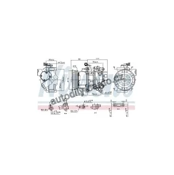 Chladič motoru Kompresor klimatizace NISSENS 890145