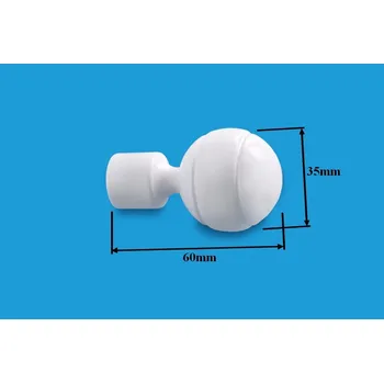 Příslušenství pro garnýž Koncovka pro tyč 16mm Paola - bílá