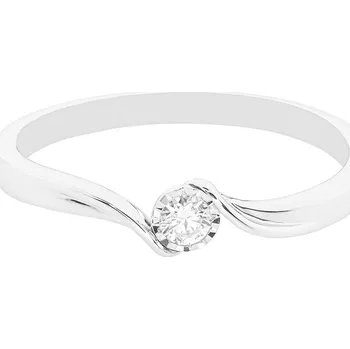 Prsten Zásnubní prsten ze zlata s diamantem R5925W