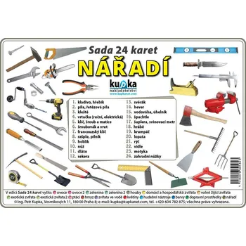 Sada nářadí Nářadí,sada 24 karet
